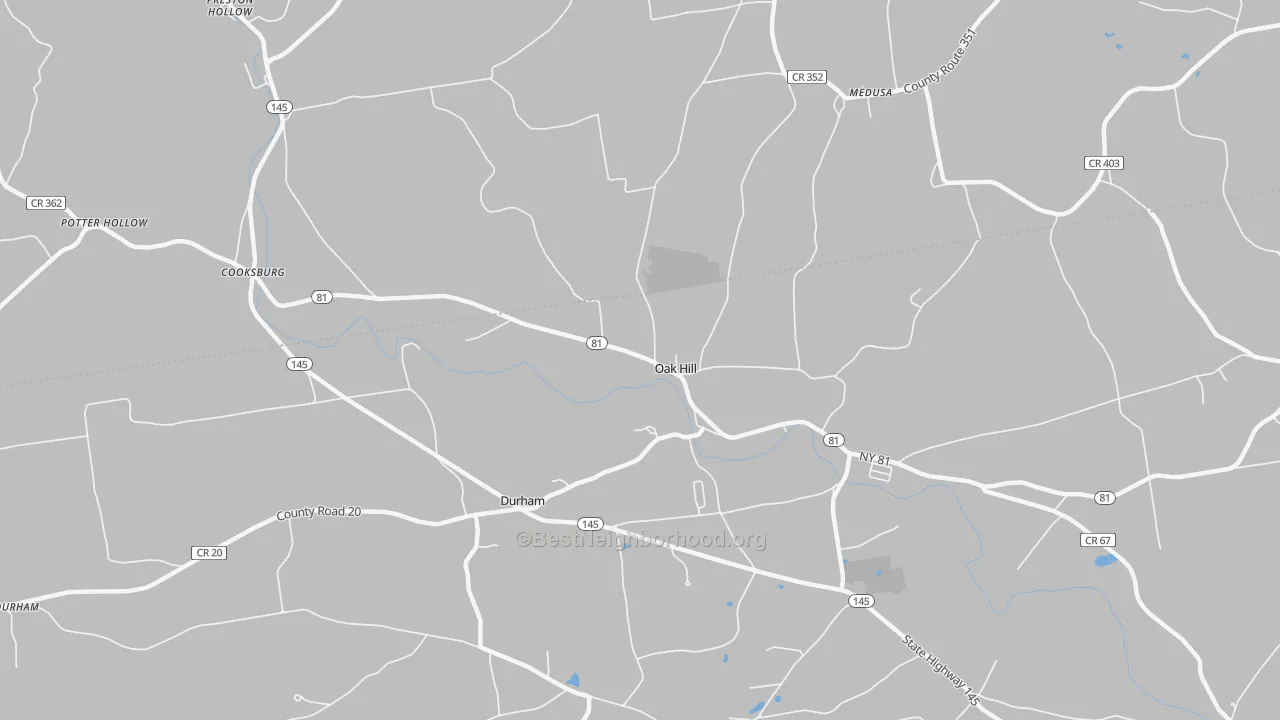 Transit Grade map of 12460, NY