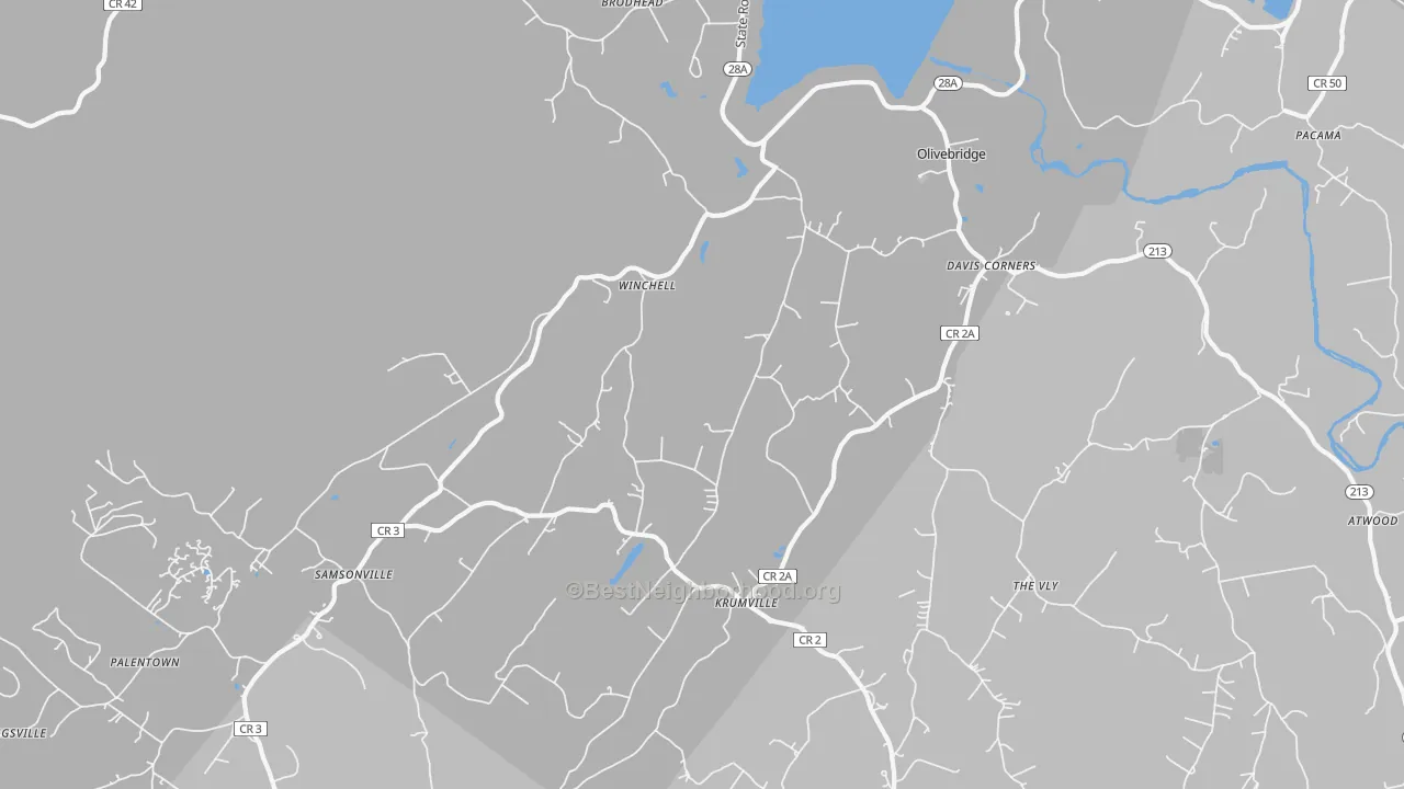 Transit Grade map of 12461, NY