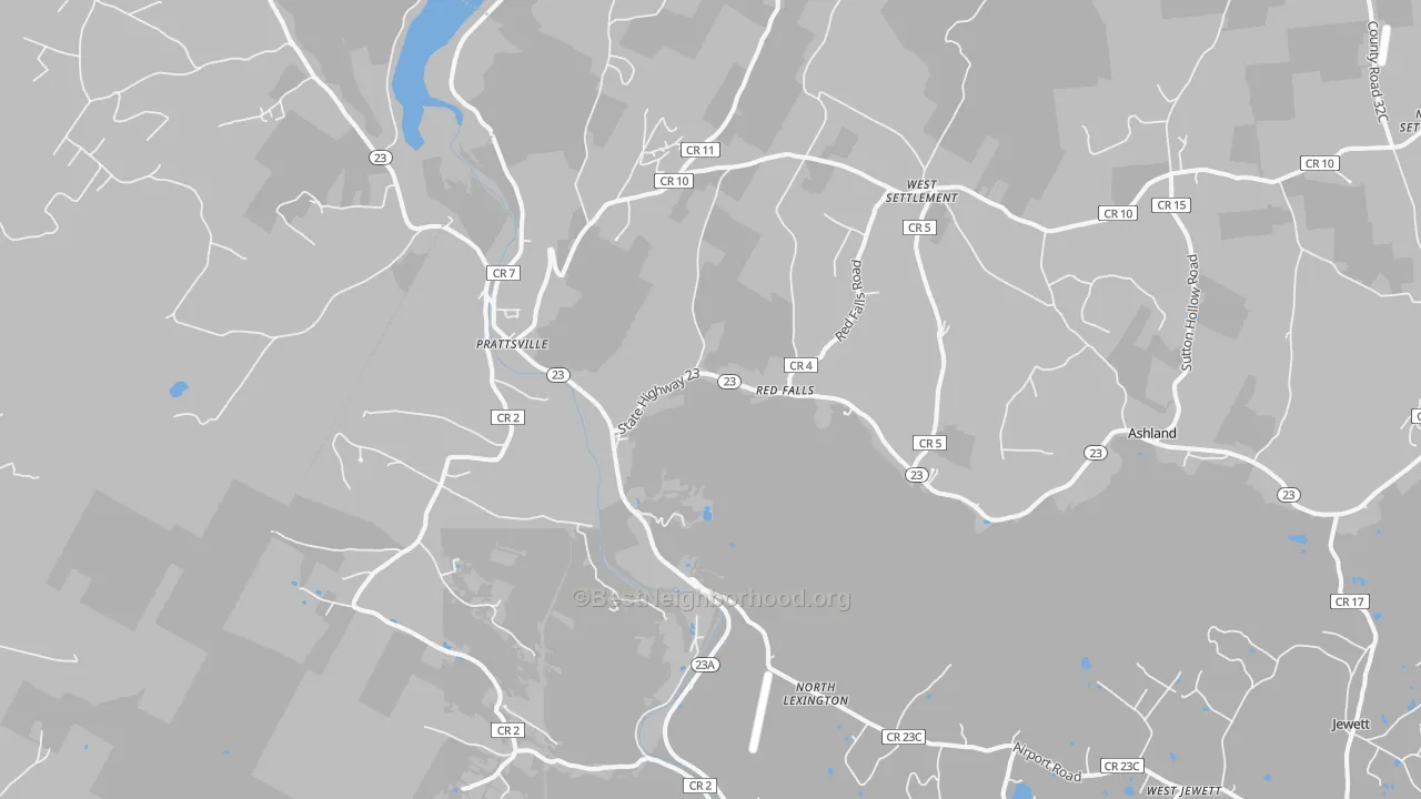 Transit Grade map of 12468, NY