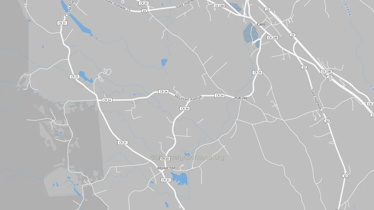 Transit Grade map of 12470, NY