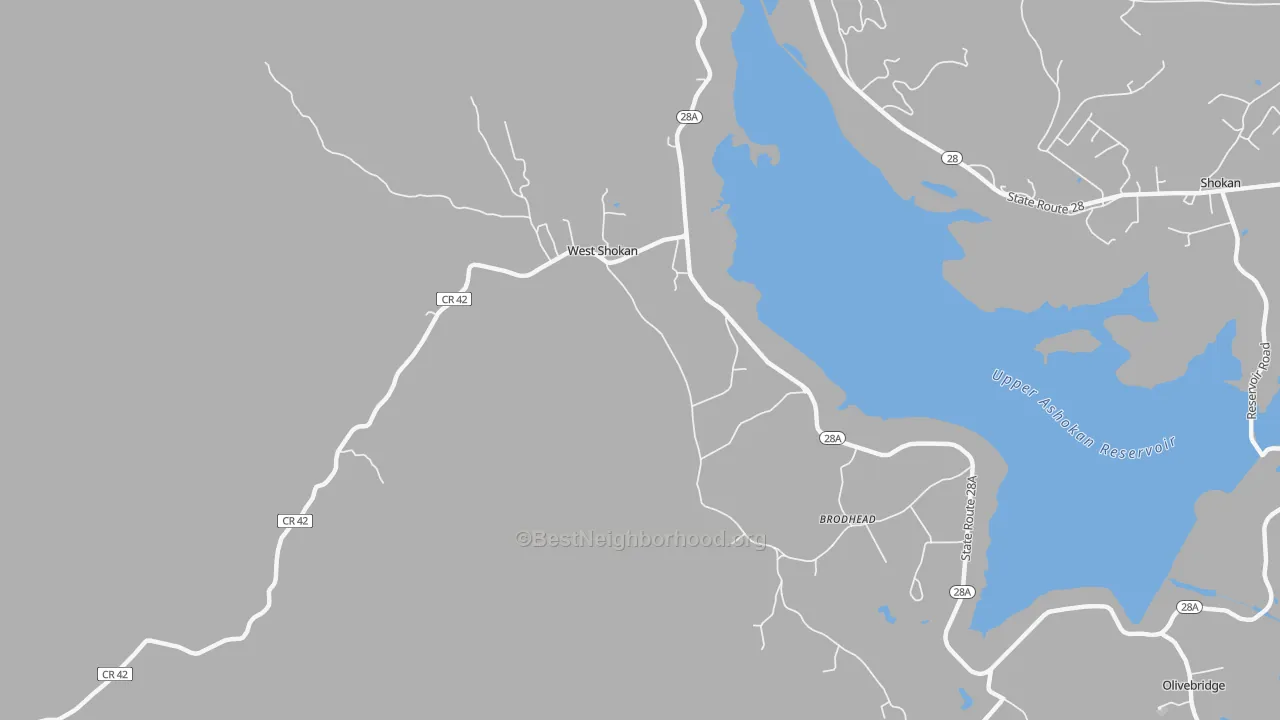 Transit Grade map of 12494, NY