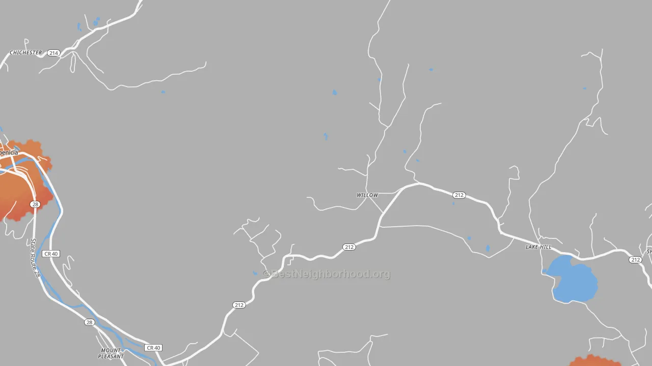 Transit Grade map of 12495, NY