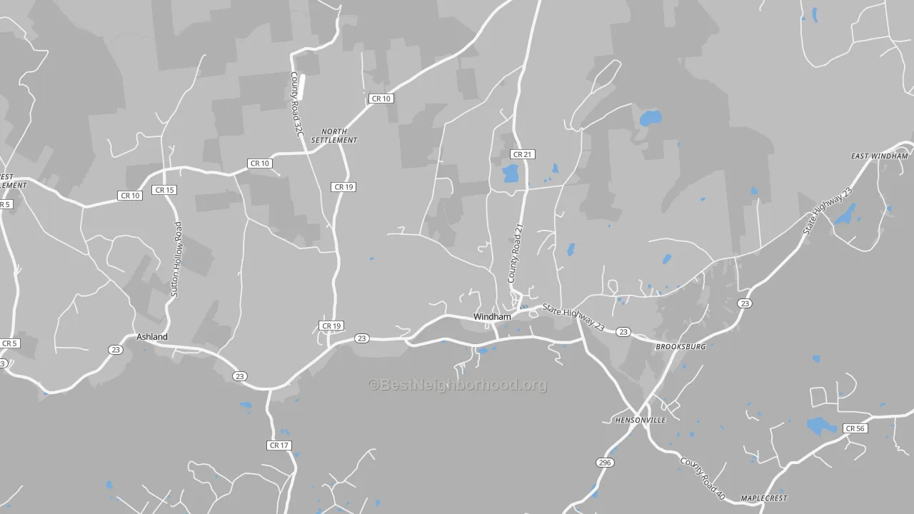 Transit Grade map of 12496, NY