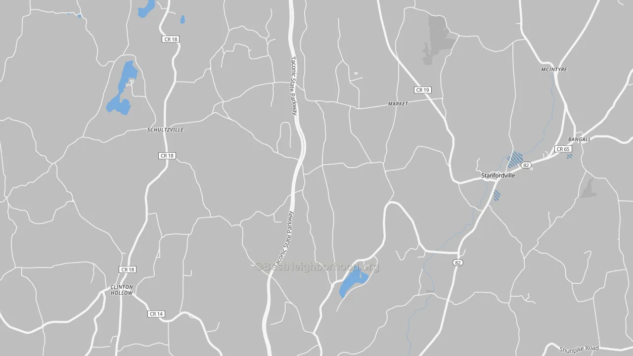 Transit Grade map of 12514, NY