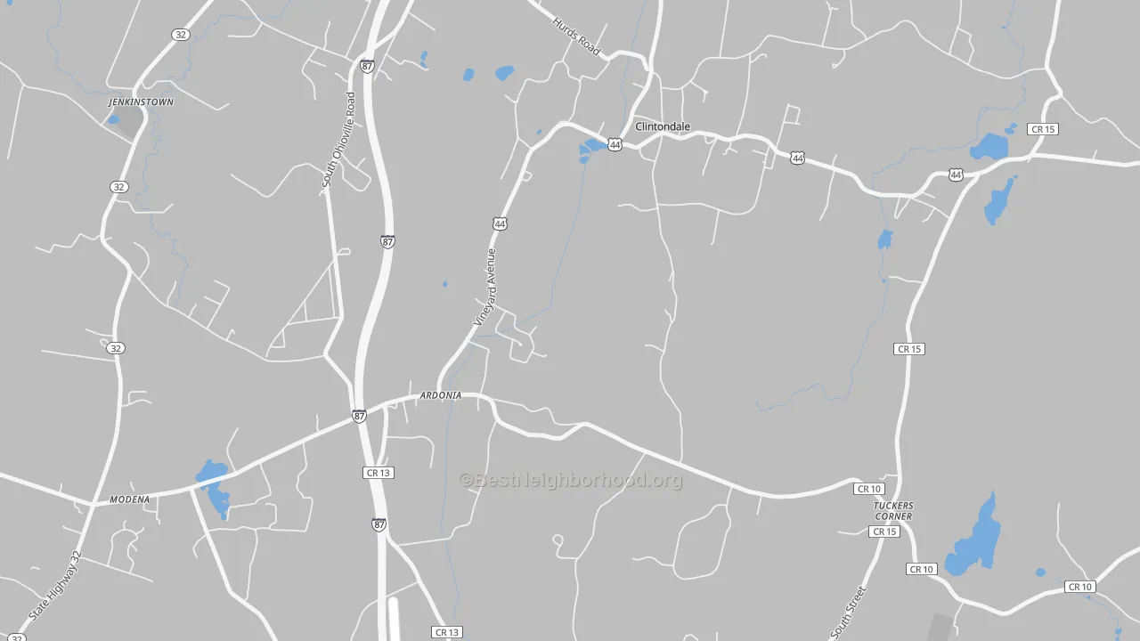 Transit Grade map of 12515, NY