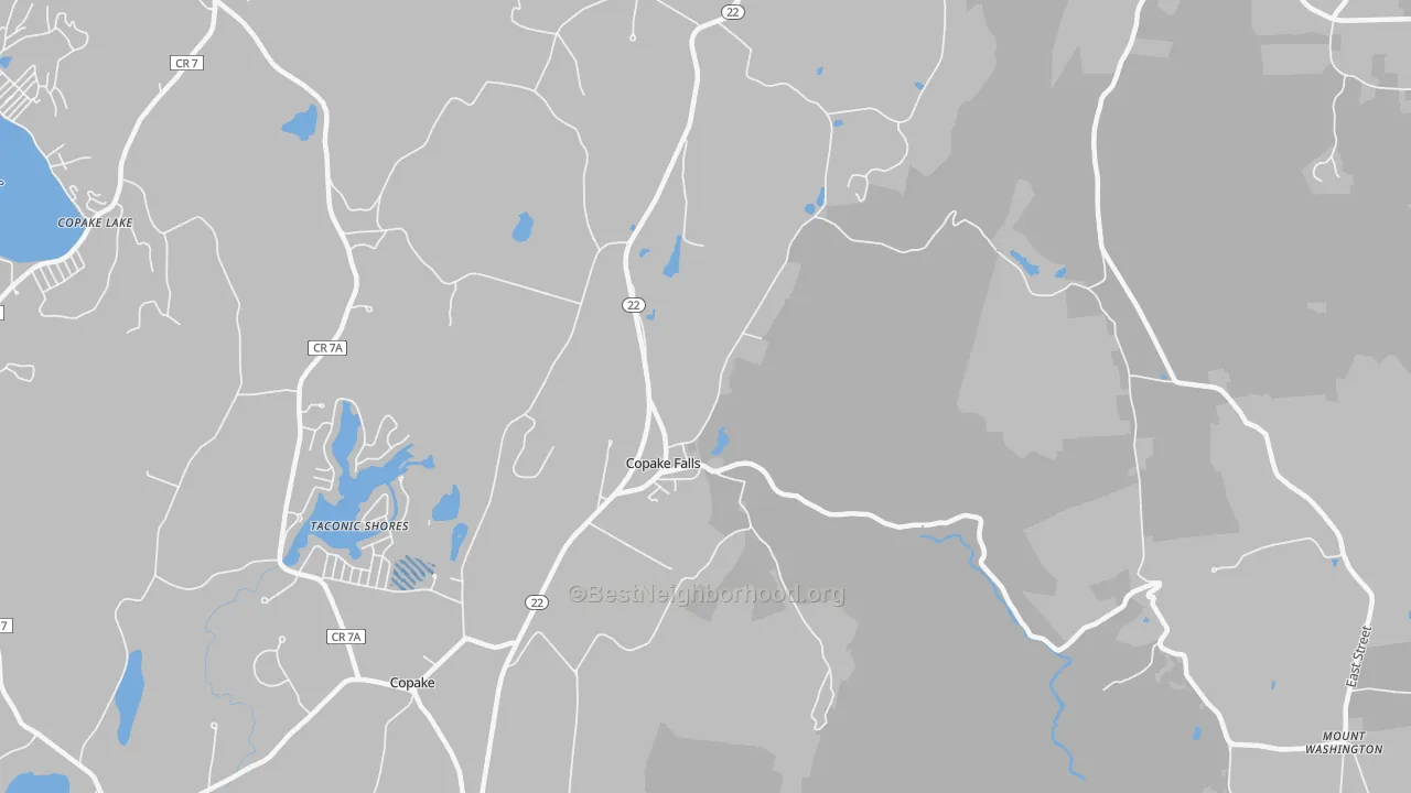 Transit Grade map of 12517, NY