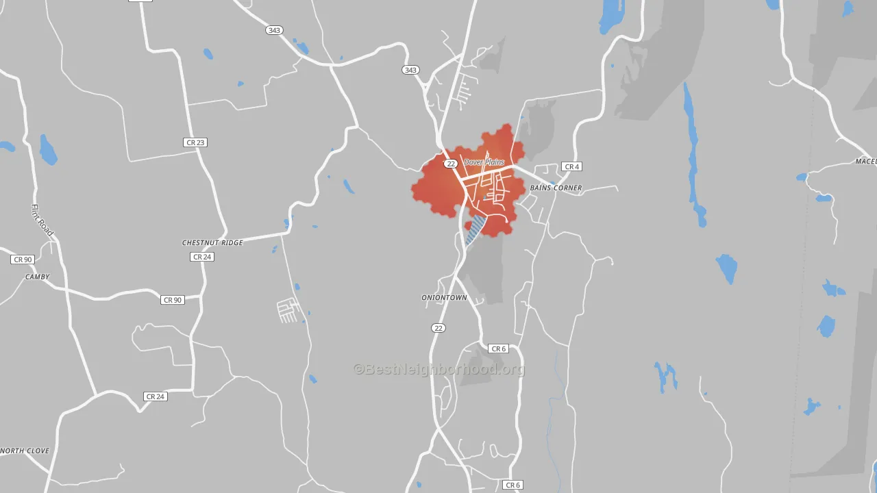 Transit Grade map of 12522, NY