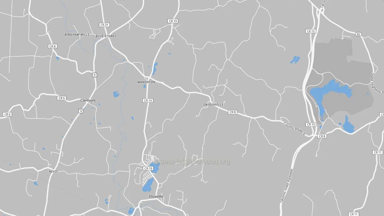 Transit Grade map of 12523, NY