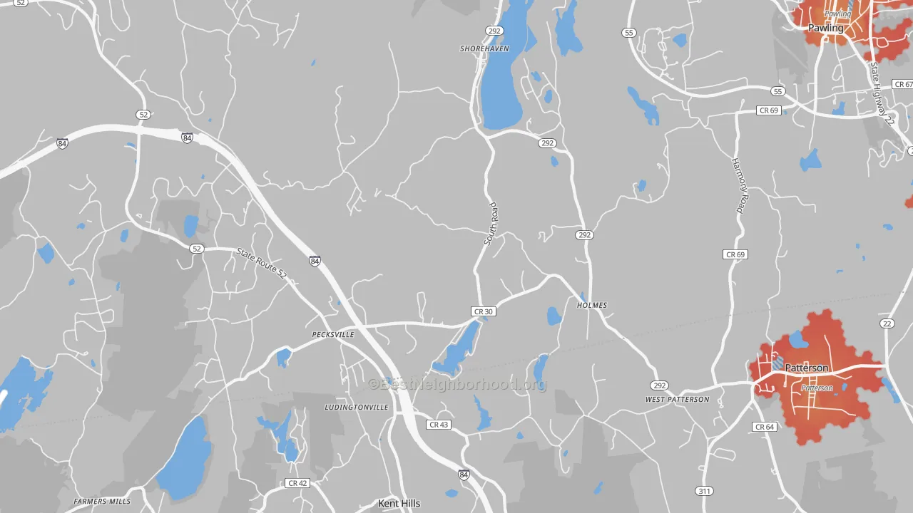 Transit Grade map of 12531, NY