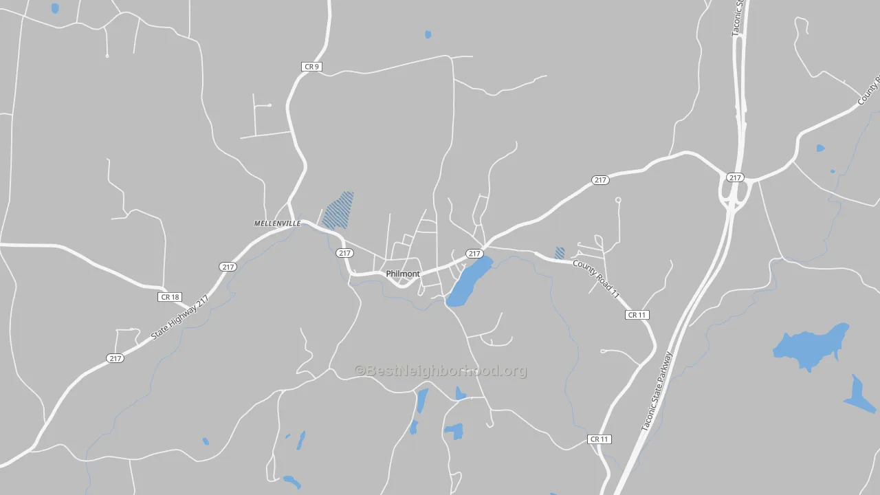 Transit Grade map of 12565, NY