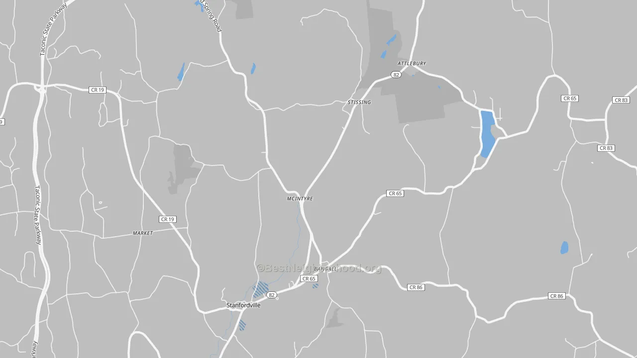 Transit Grade map of 12581, NY