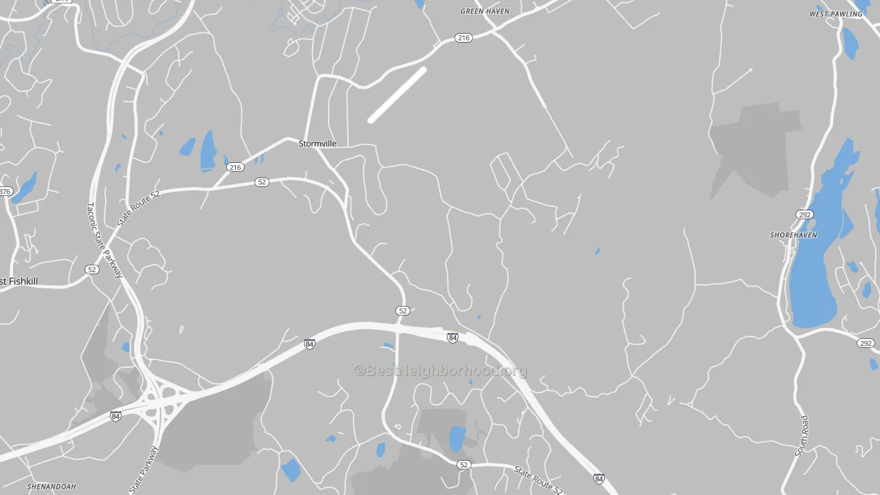 Transit Grade map of 12582, NY