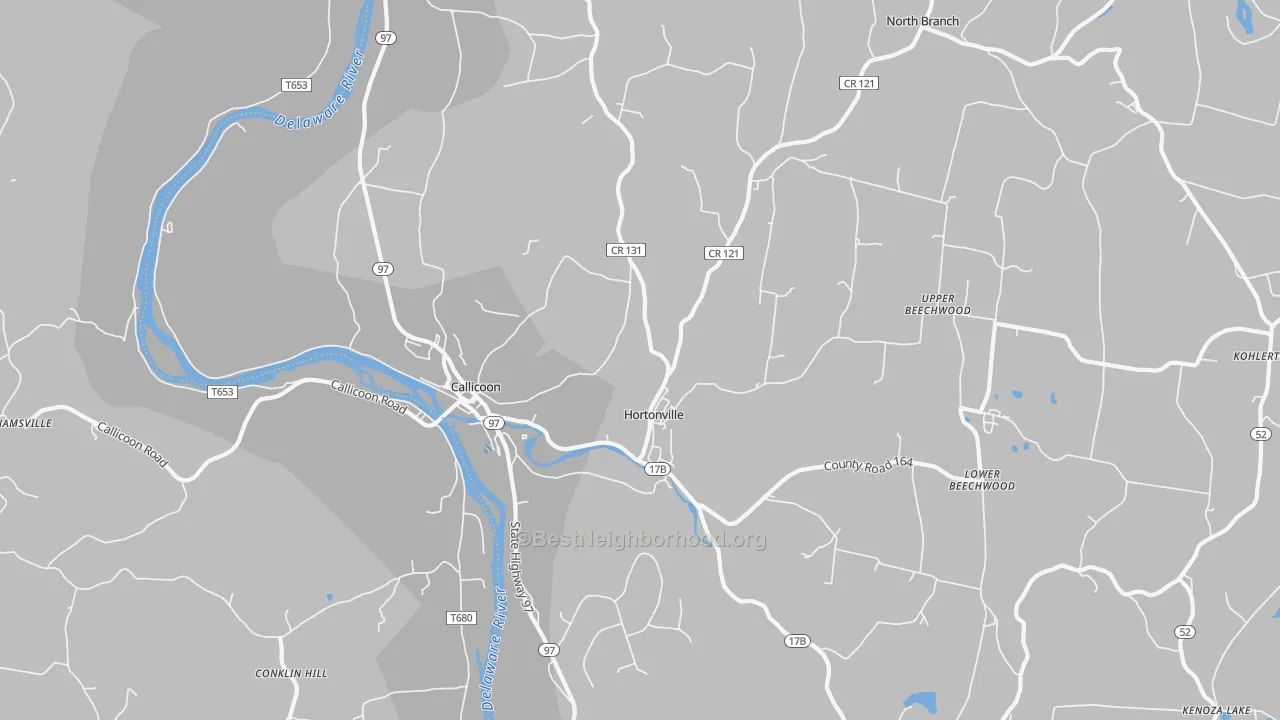 Transit Grade map of 12723, NY