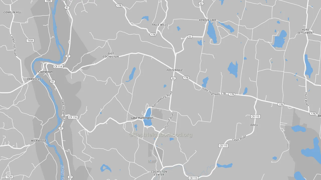 Transit Grade map of 12726, NY