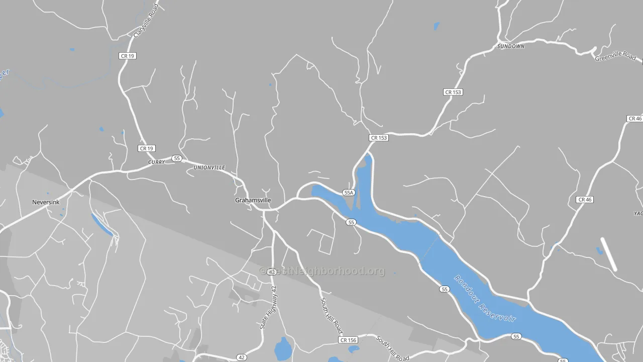 Transit Grade map of 12740, NY