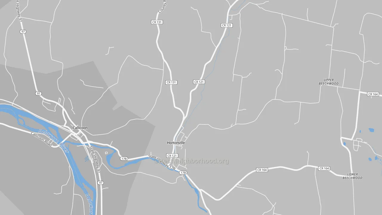 Transit Grade map of 12745, NY