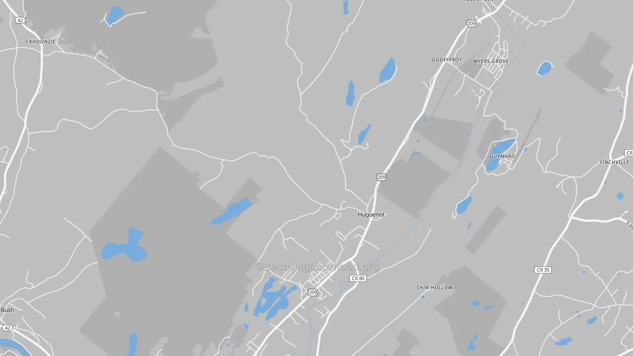 Transit Grade map of 12746, NY