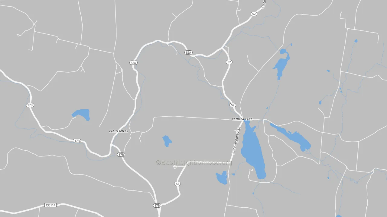 Transit Grade map of 12750, NY