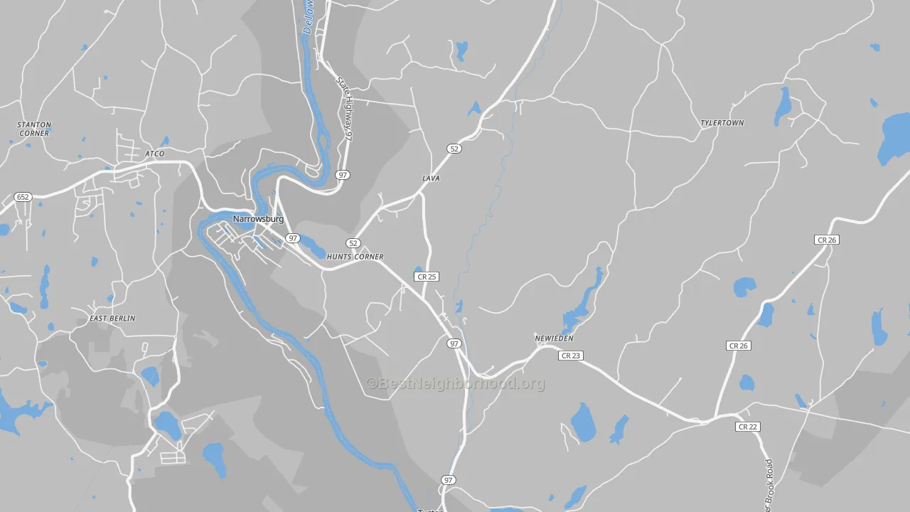 Transit Grade map of 12764, NY