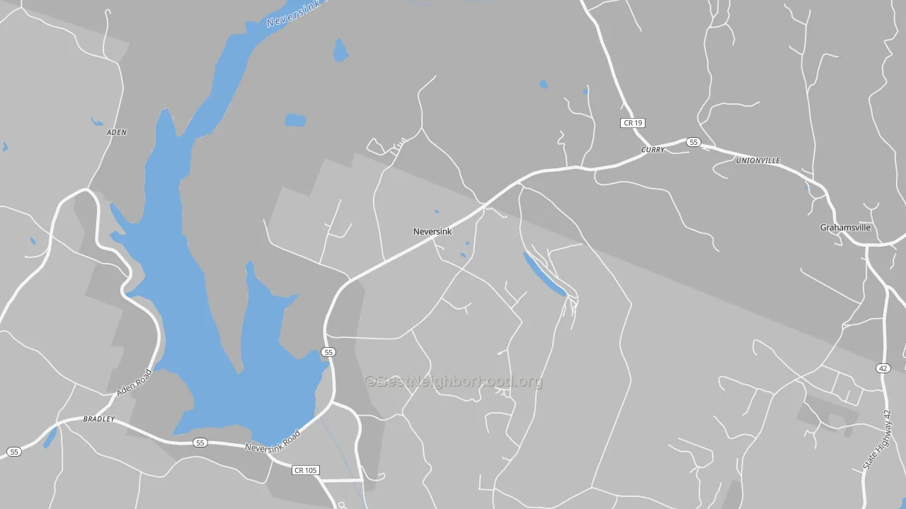 Transit Grade map of 12765, NY