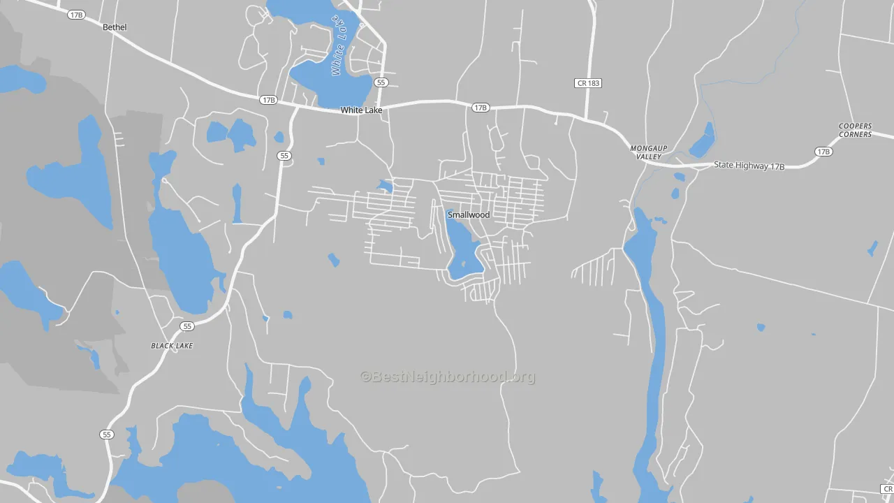 Transit Grade map of 12778, NY