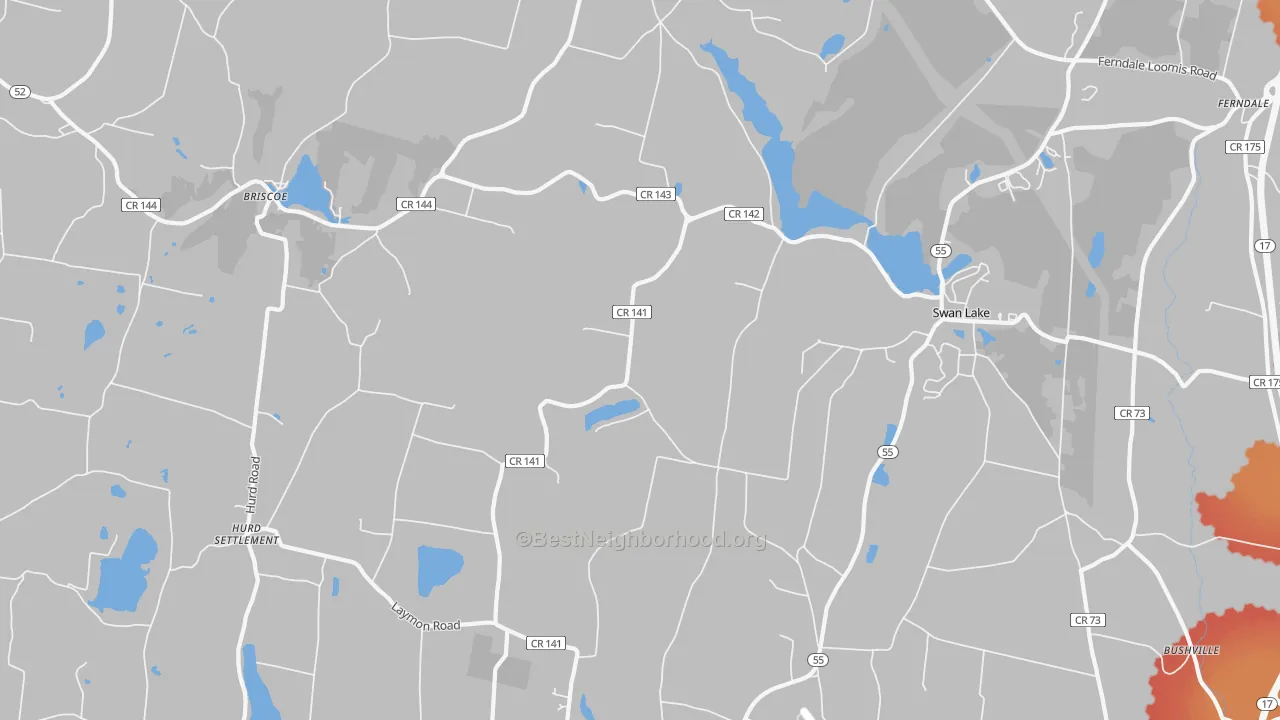Transit Grade map of 12783, NY