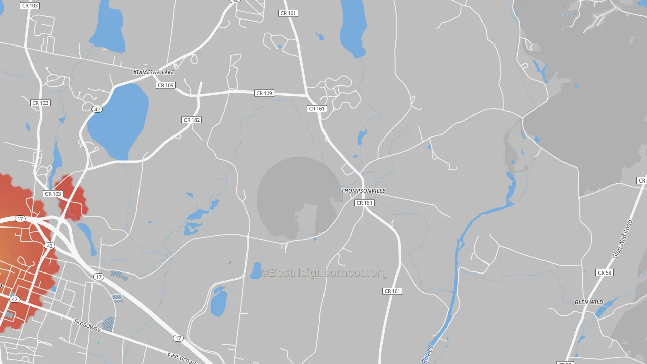 Transit Grade map of 12784, NY