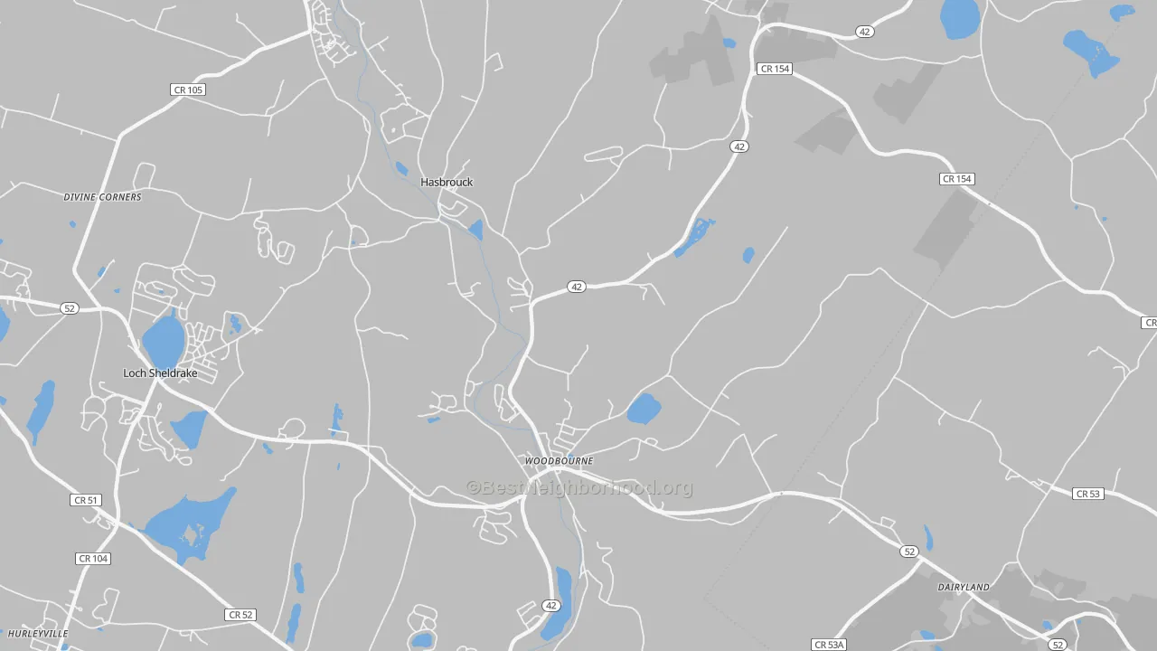 Transit Grade map of 12788, NY