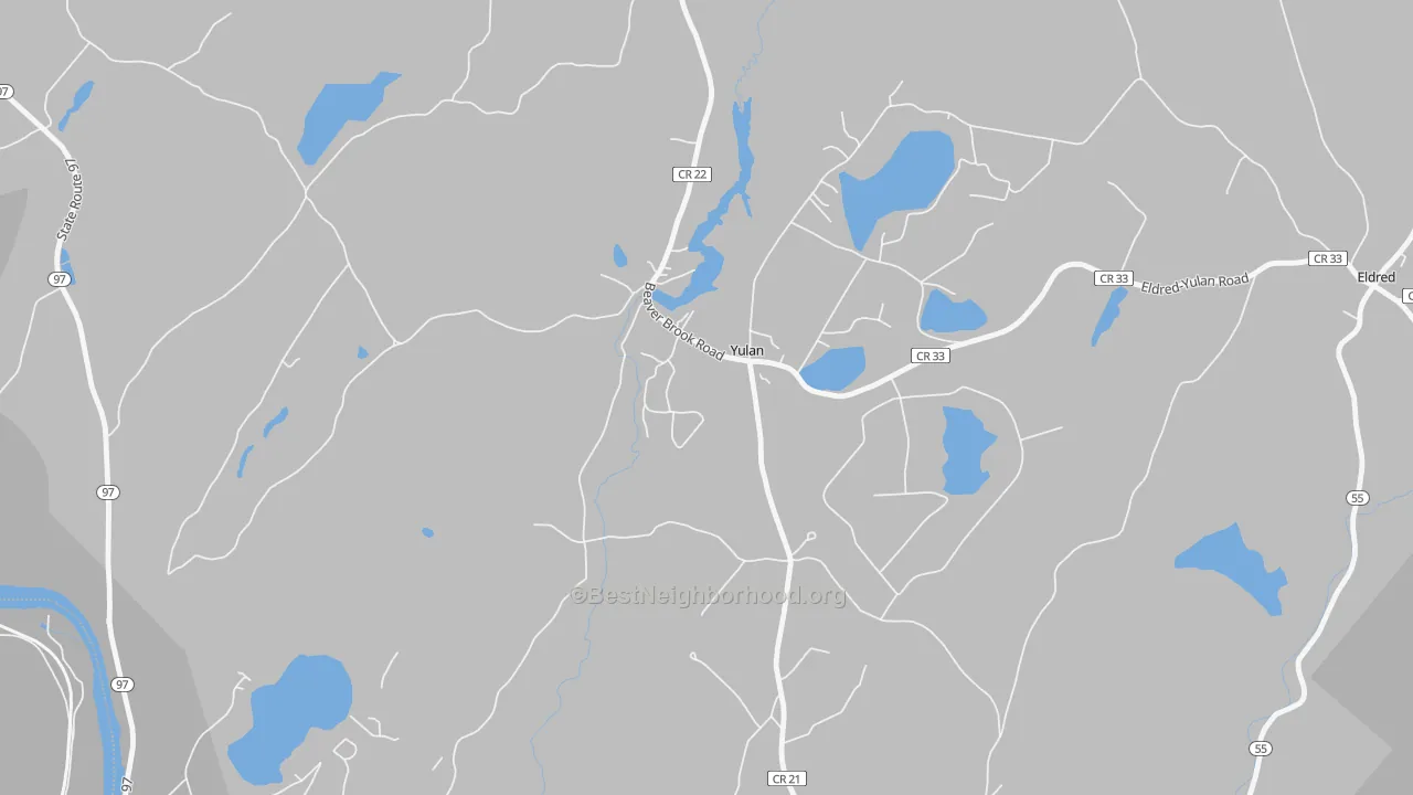 Transit Grade map of 12792, NY