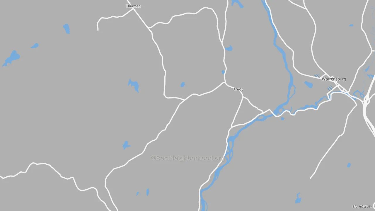 Transit Grade map of 12810, NY
