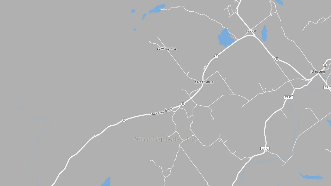 Transit Grade map of 12811, NY