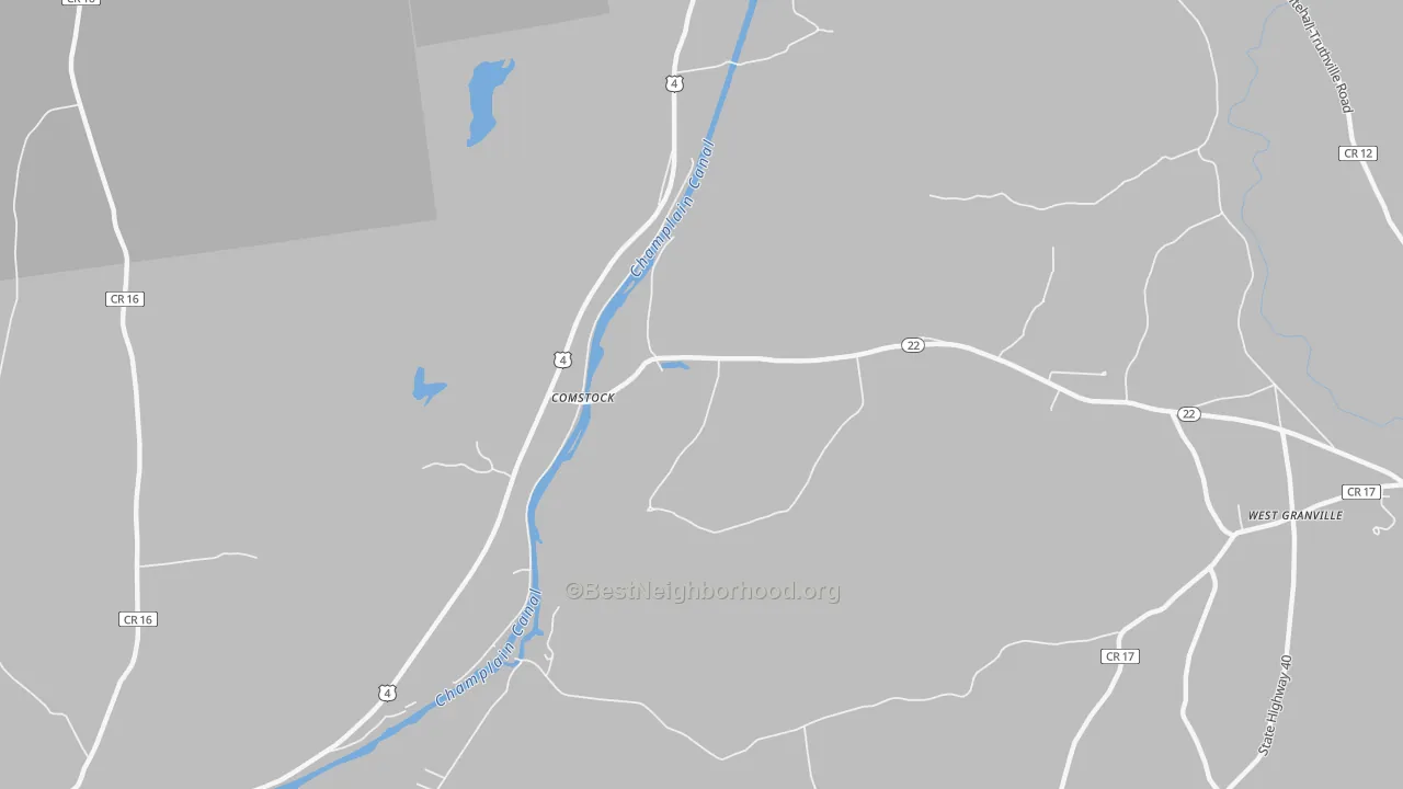 Transit Grade map of 12821, NY