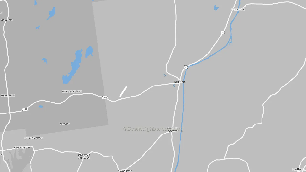 Transit Grade map of 12827, NY