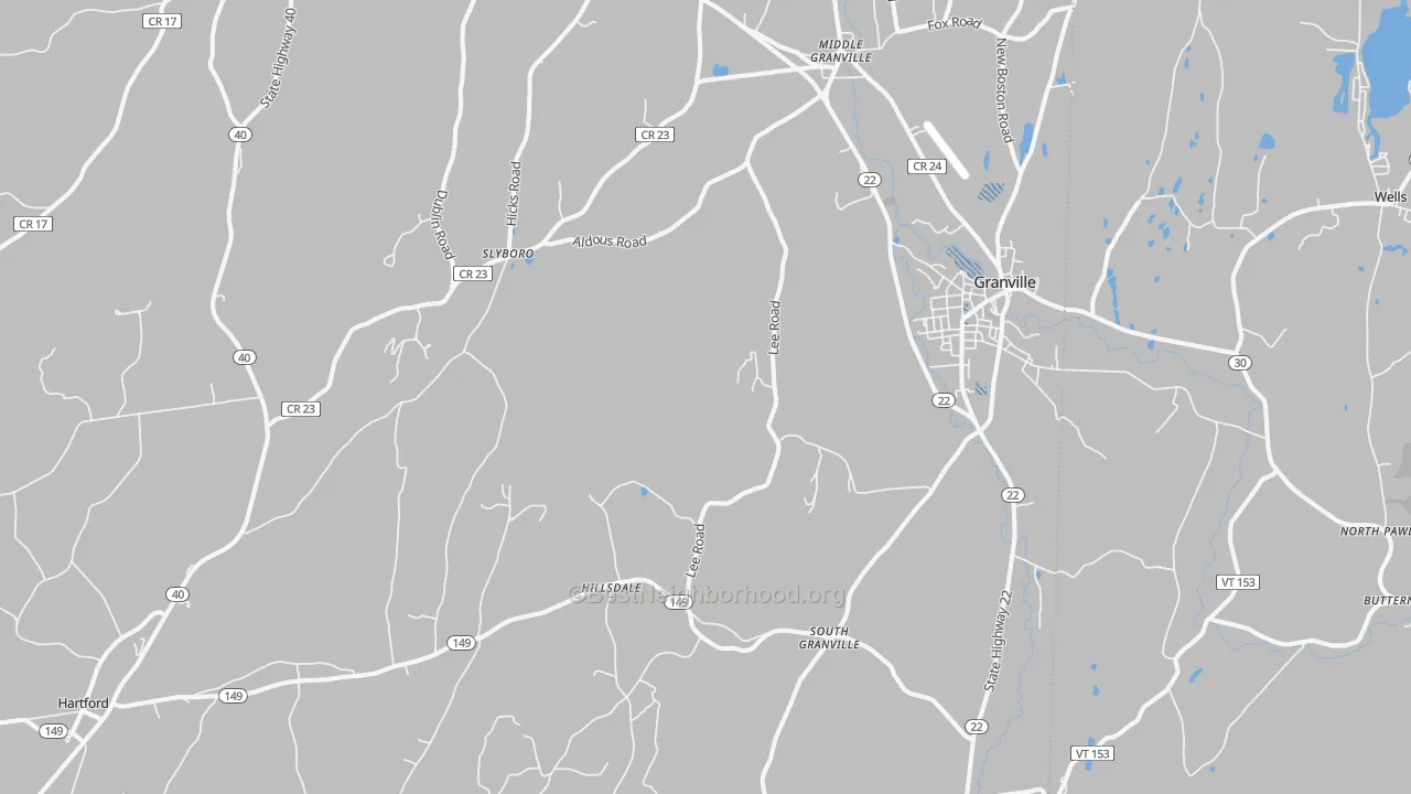 Transit Grade map of 12832, NY