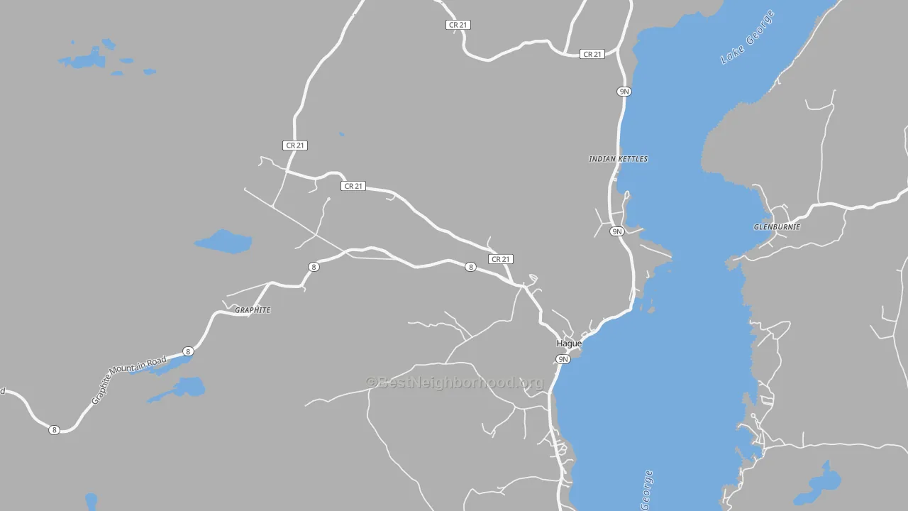 Transit Grade map of 12836, NY