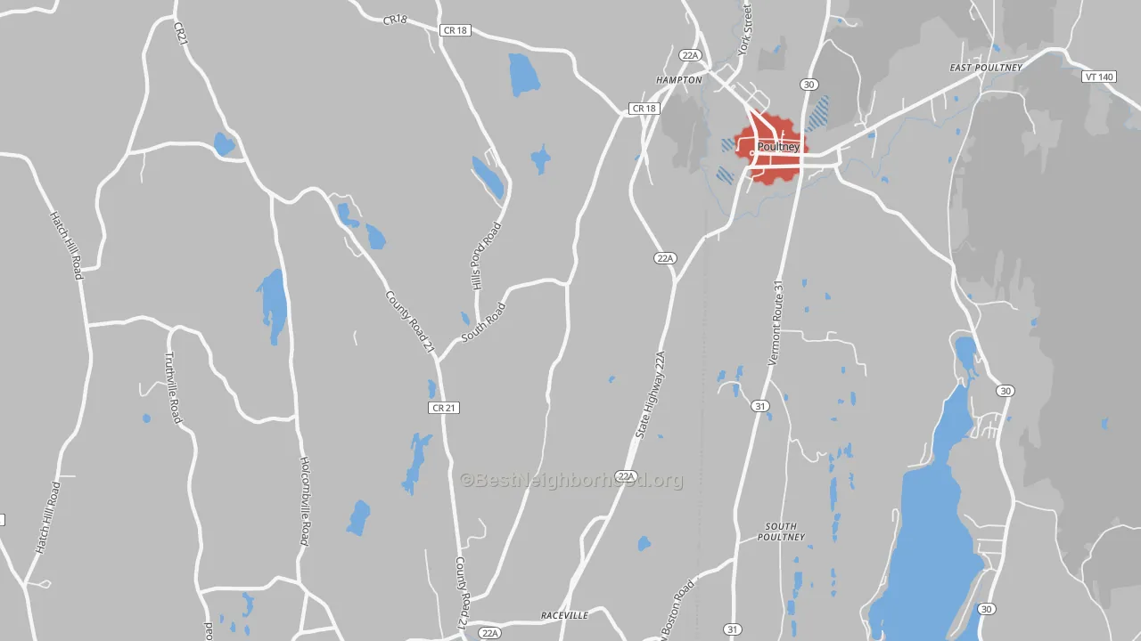 Transit Grade map of 12837, NY