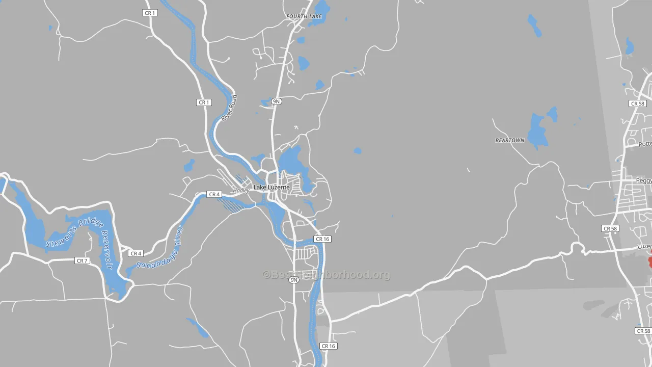 Transit Grade map of 12846, NY