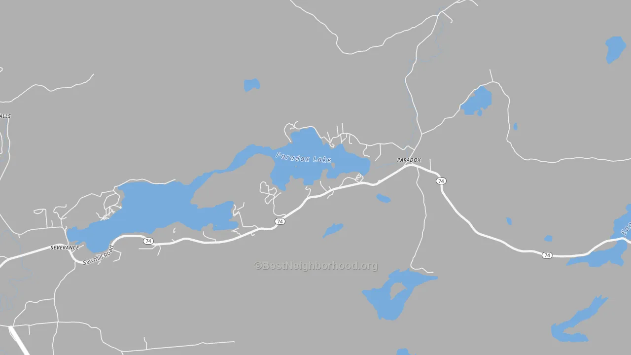 Transit Grade map of 12858, NY