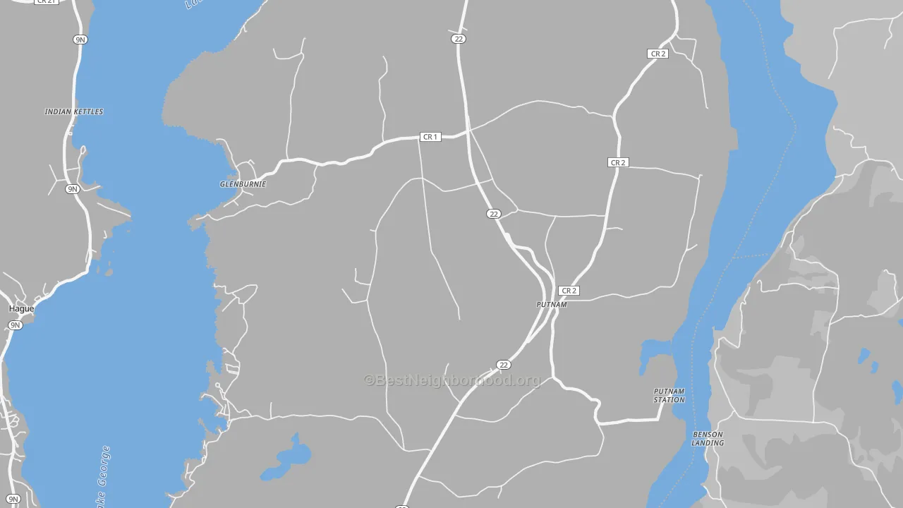Transit Grade map of 12861, NY