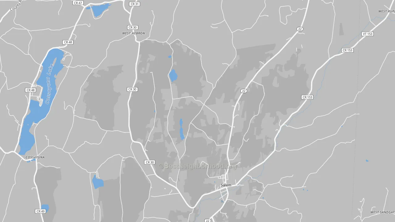 Transit Grade map of 12865, NY