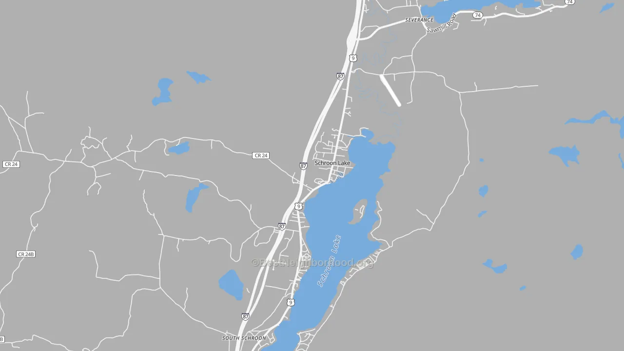 Transit Grade map of 12870, NY