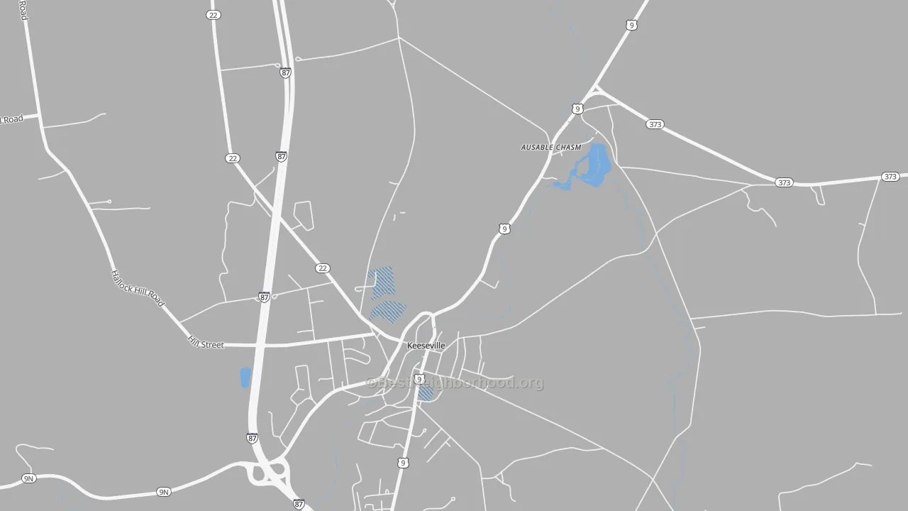 Transit Grade map of 12911, NY