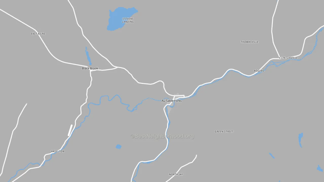 Transit Grade map of 12912, NY