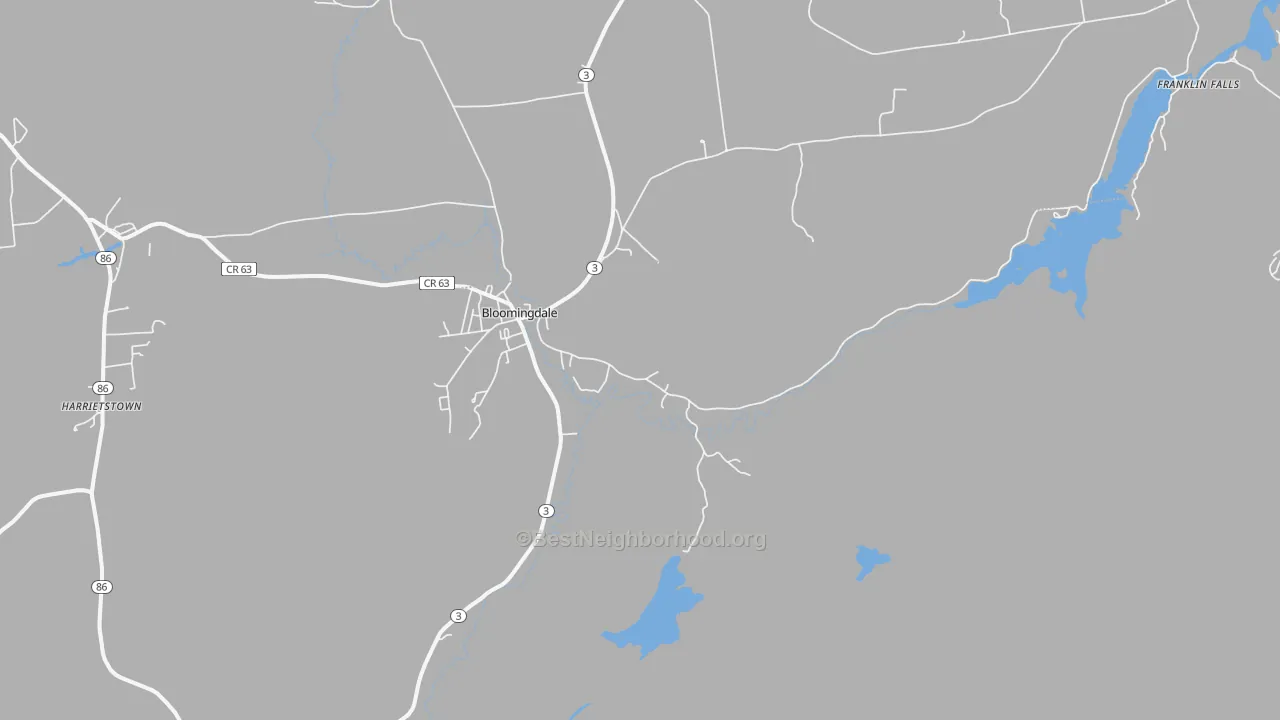 Transit Grade map of 12913, NY