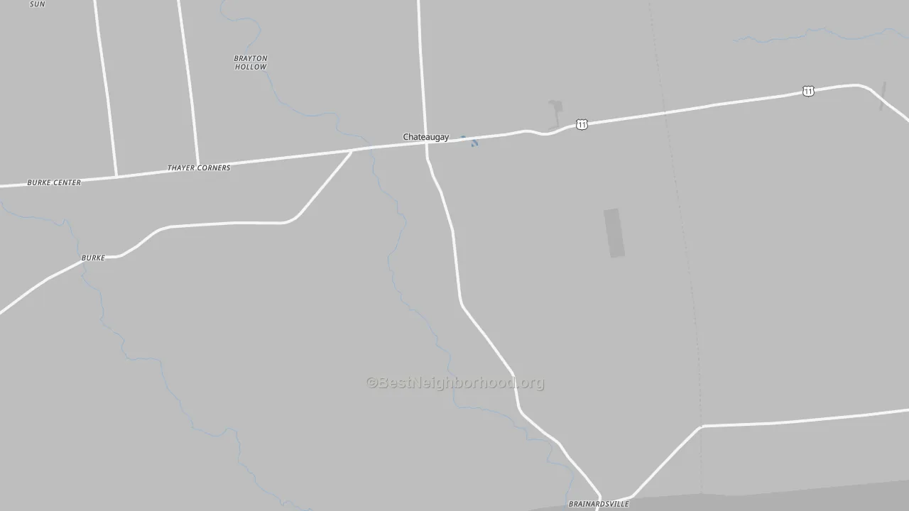 Transit Grade map of 12920, NY