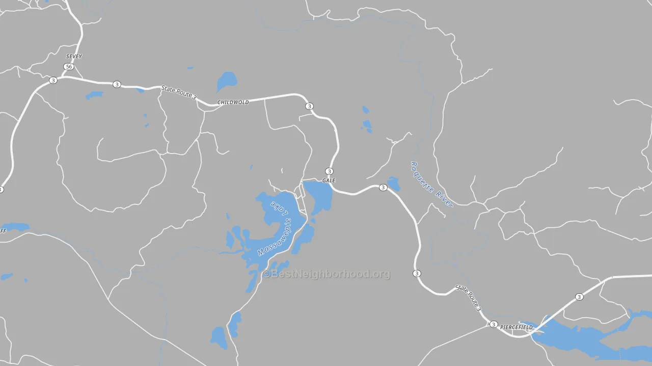 Transit Grade map of 12922, NY