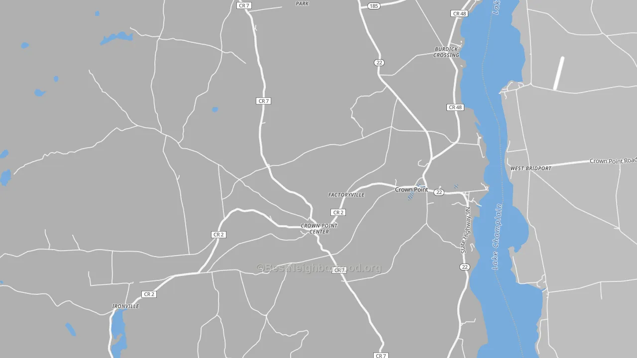 Transit Grade map of 12928, NY