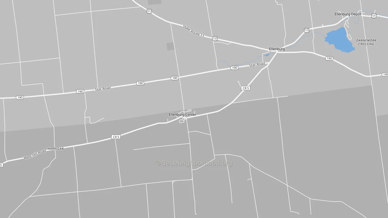 Transit Grade map of 12934, NY