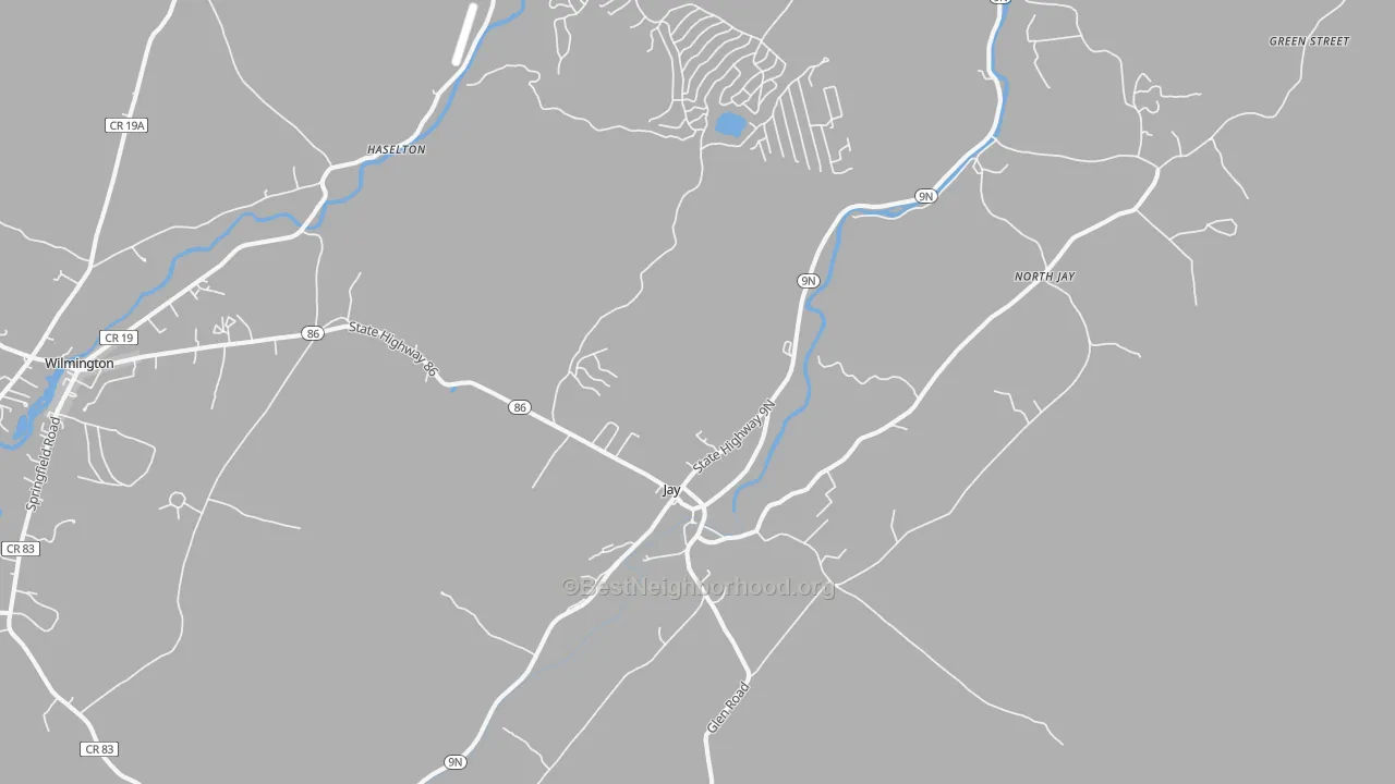 Transit Grade map of 12941, NY