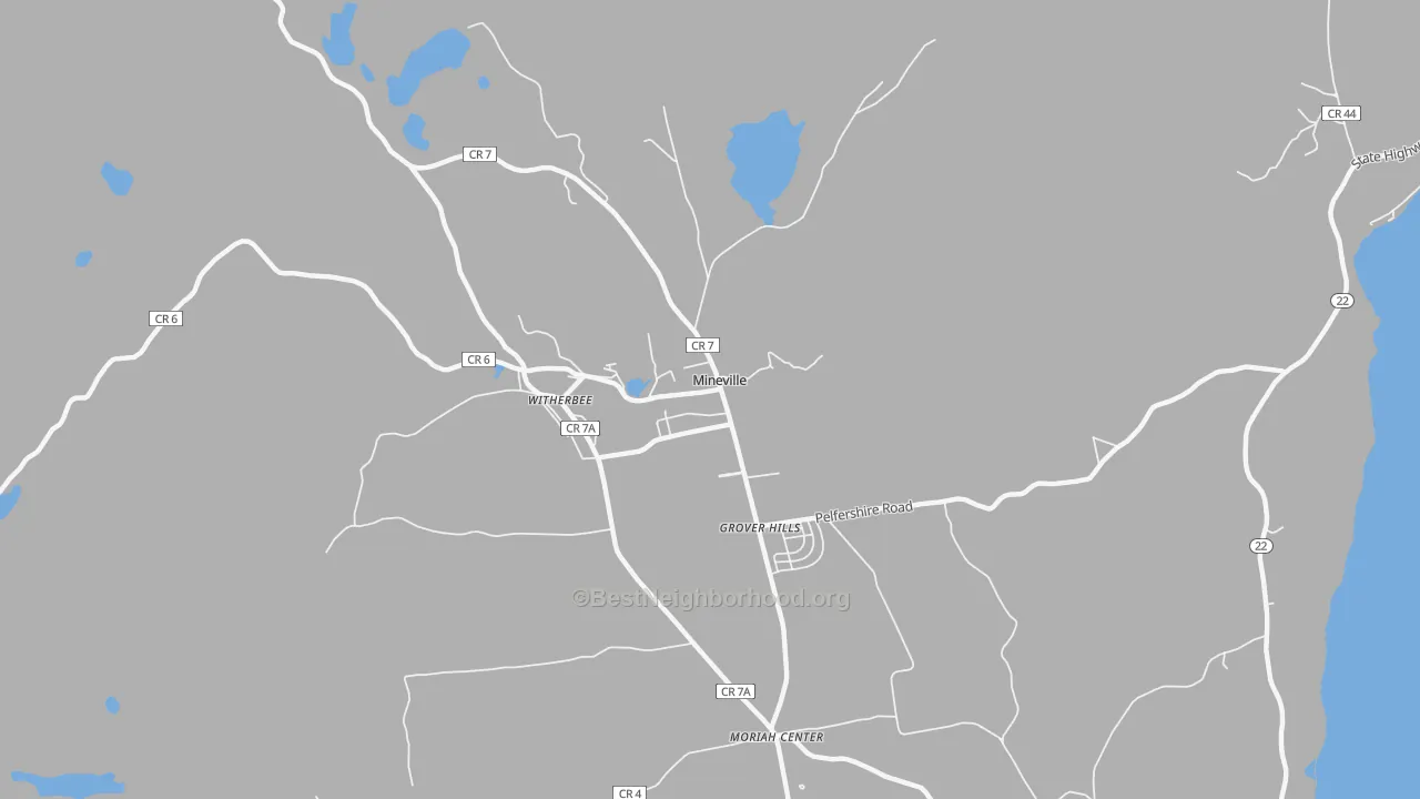 Transit Grade map of 12956, NY